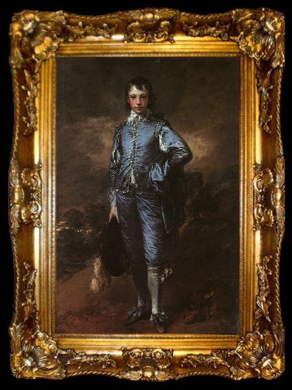 framed  Thomas Gainsborough Portrait of Jonathan Buttall, ta009-2